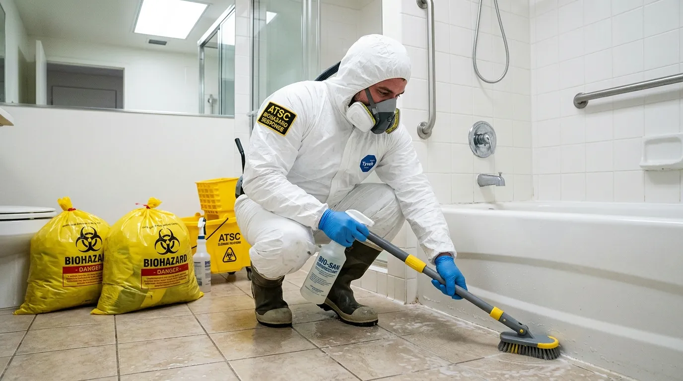 Decontamination equipment deployed for Blood Cleanup in Lehighton